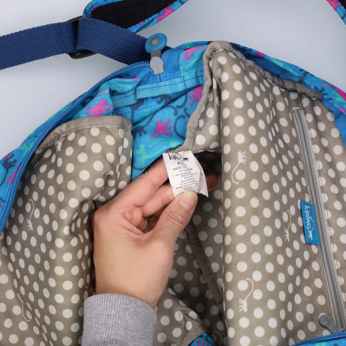 F 키플링 패턴 백팩 0409H1 상품이미지6