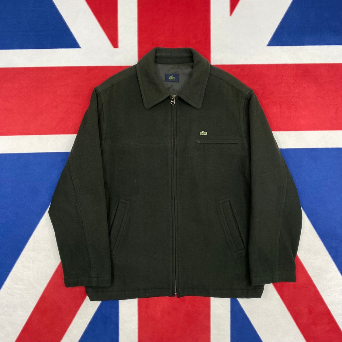 라코스테 모직 블루종 95 실측 100-105 상품이미지1