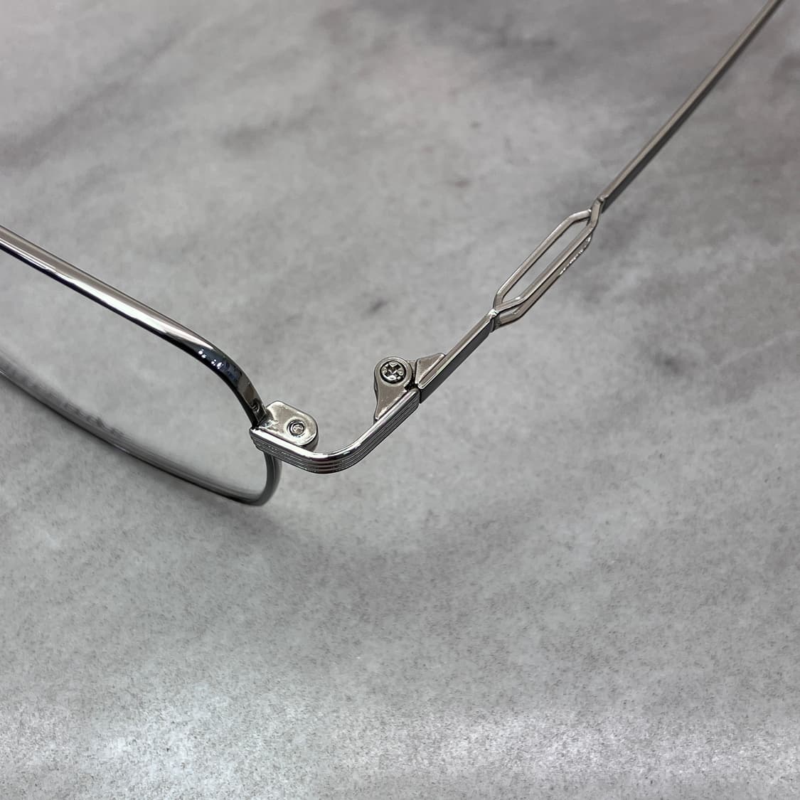 C93 크루세이드 Crusade 차콜 실버 스퀘어 메탈테 안경 45139 상품이미지2