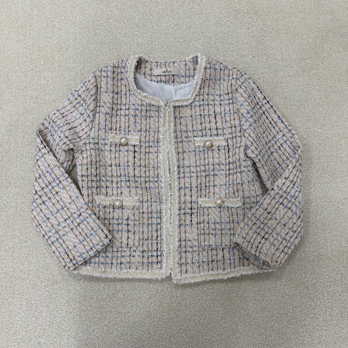 F 샐리 여성 트위드 자켓 0129T1 상품이미지1