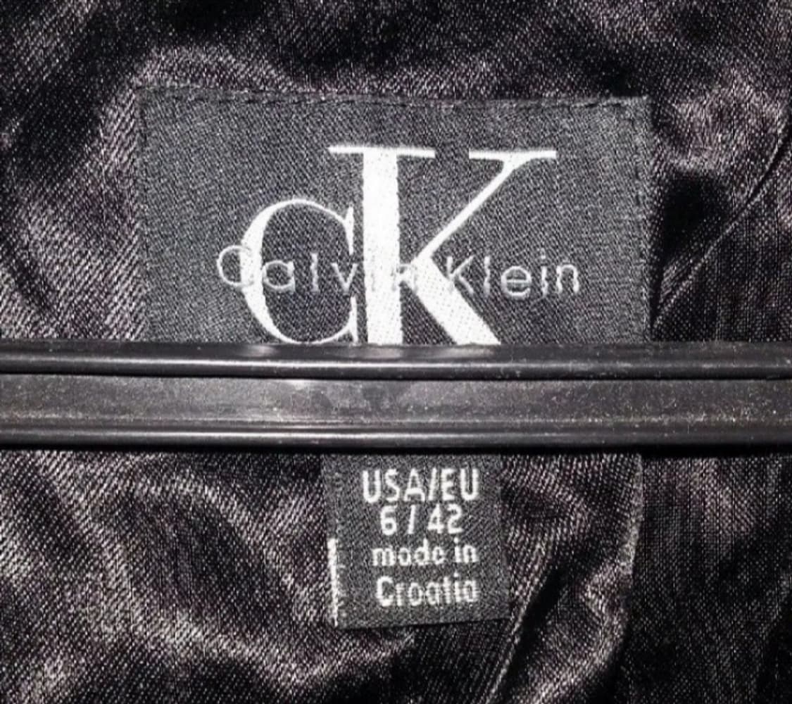 CK 캘빈클라인 울 모직 코트 블랙 95 상품이미지4