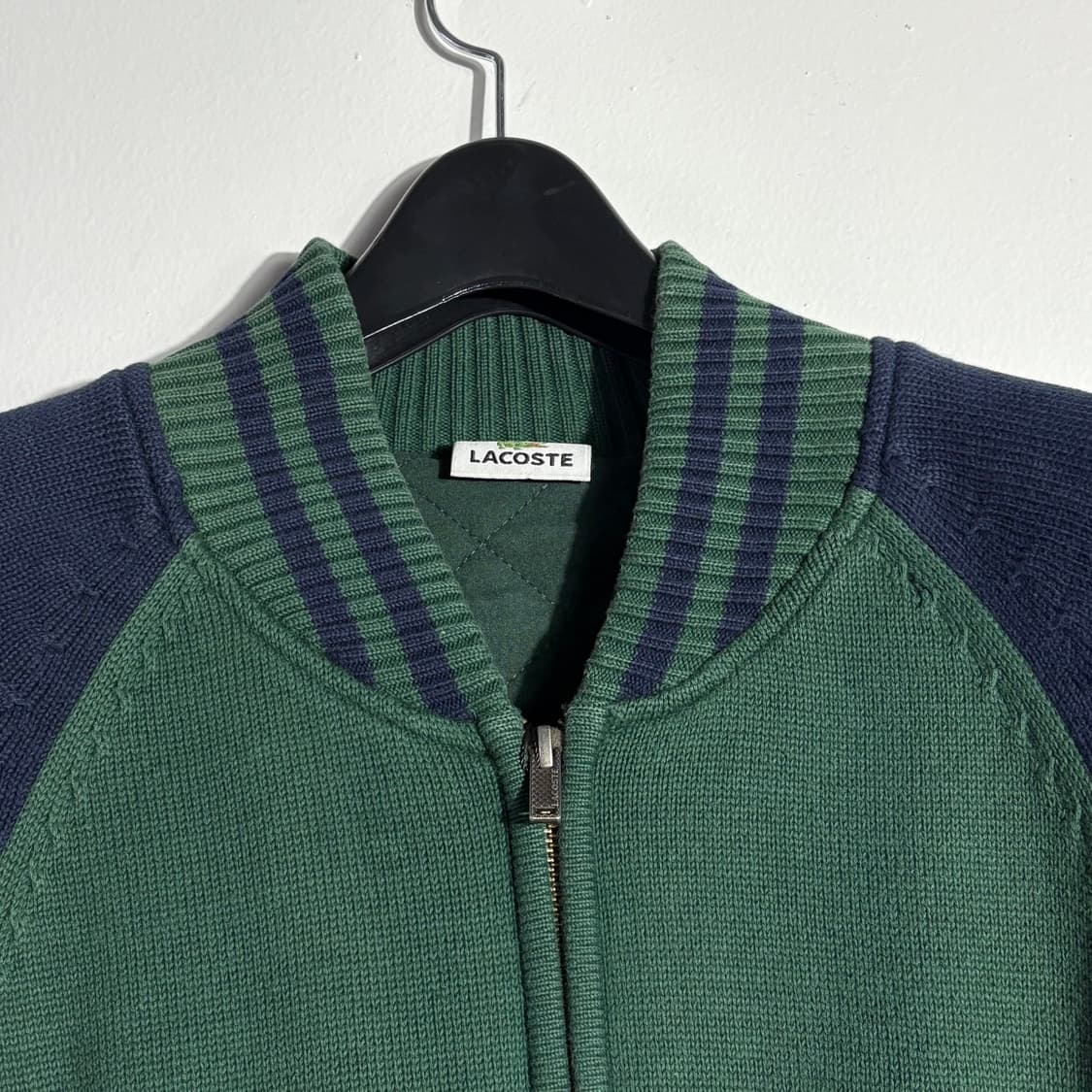 라코스테 그린 집업 니트 자켓 (무료배송) 상품이미지3