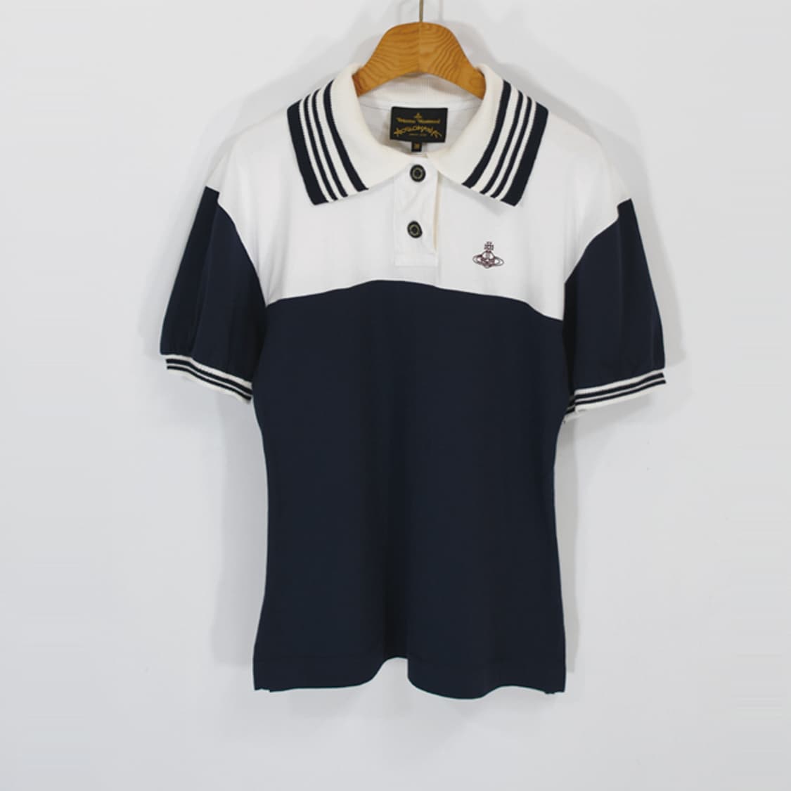 Vivienne Westwood 오보로고배색카라티셔츠 상품이미지2