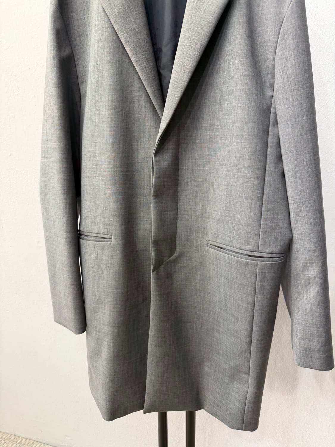 정품) 시스템옴므 한섬 롱 레인자켓 95 상품이미지3