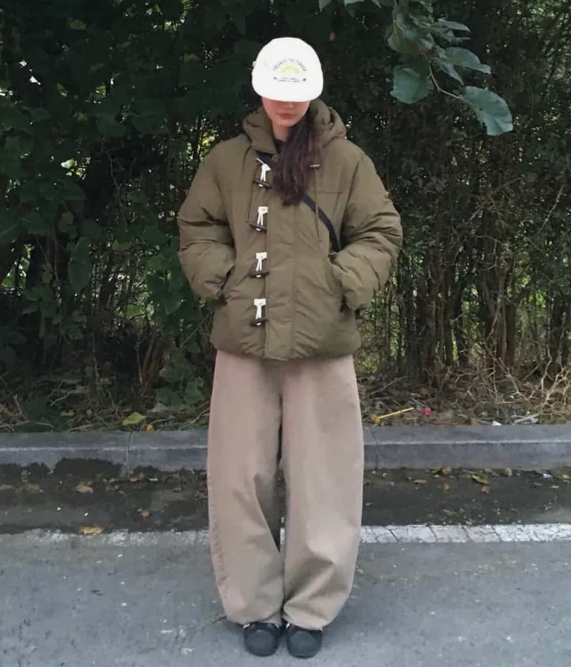 카키 올리브 떡볶이 패딩 상품이미지2