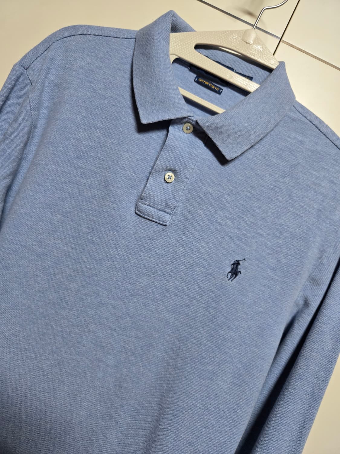 폴로 랄프로렌 남성 커스텀 슬림핏 롱슬리브 상품이미지1