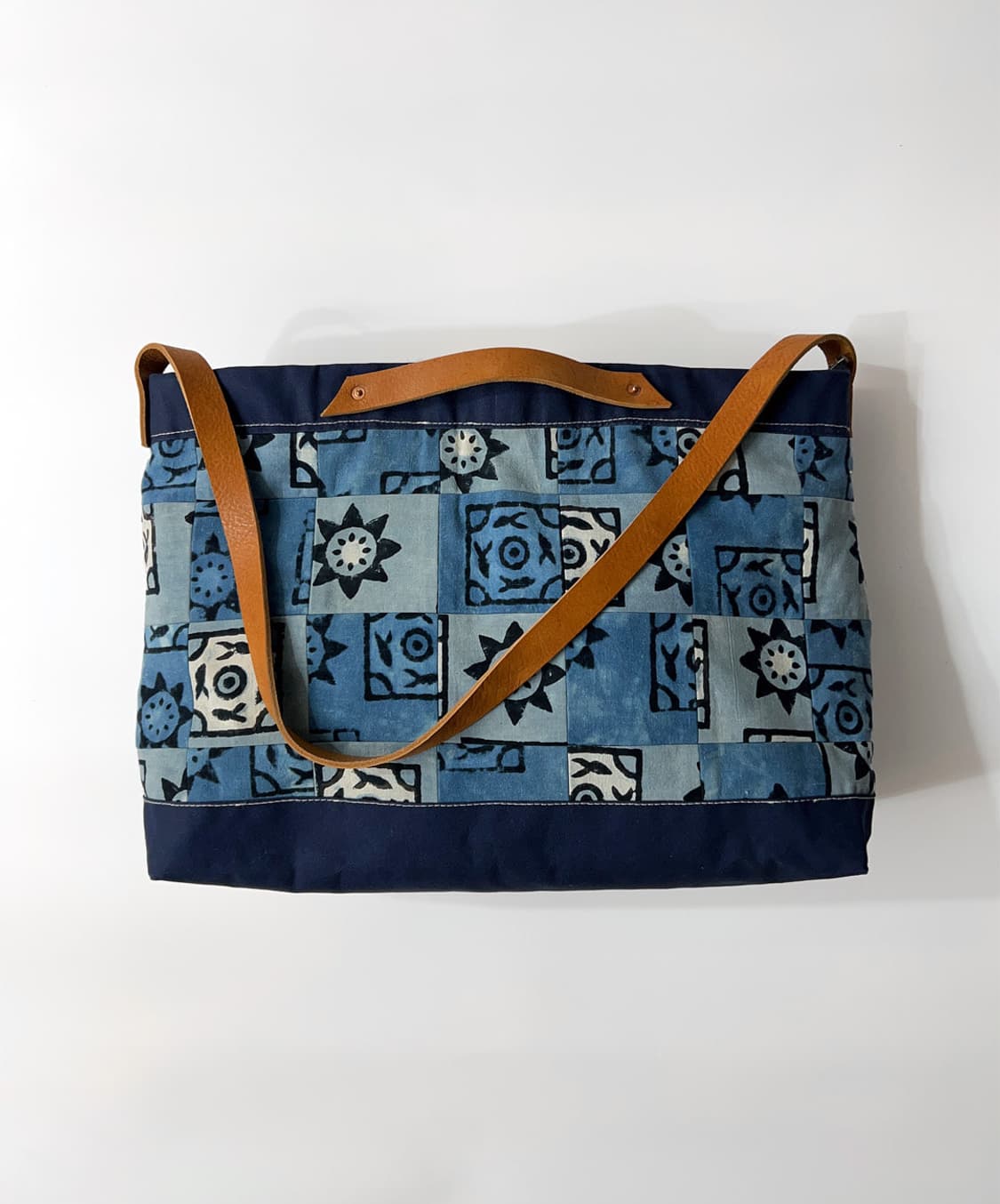 Patchwork Indigo 2way Market bag  상품이미지2