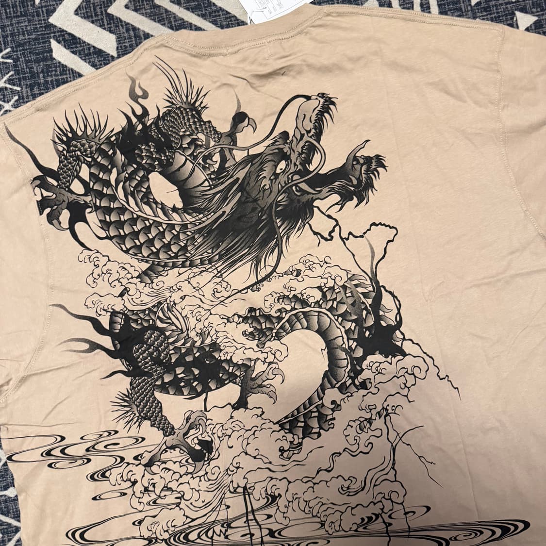 카라쿠리 타마쉬 빅사이즈 반팔 상품이미지2