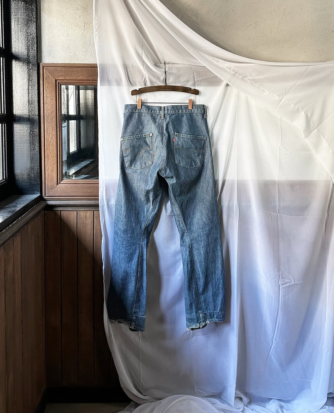 LEVI'S engineered relaxed blue jeans w30 상품이미지8