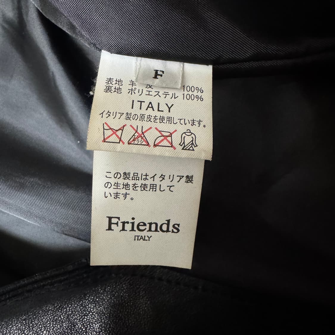 사선 지퍼 멀티포켓 양가죽 레더자켓 상품이미지4