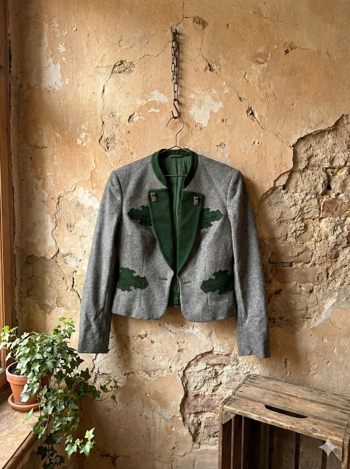 초록 오스트리아 티롤리언자켓 상품이미지1