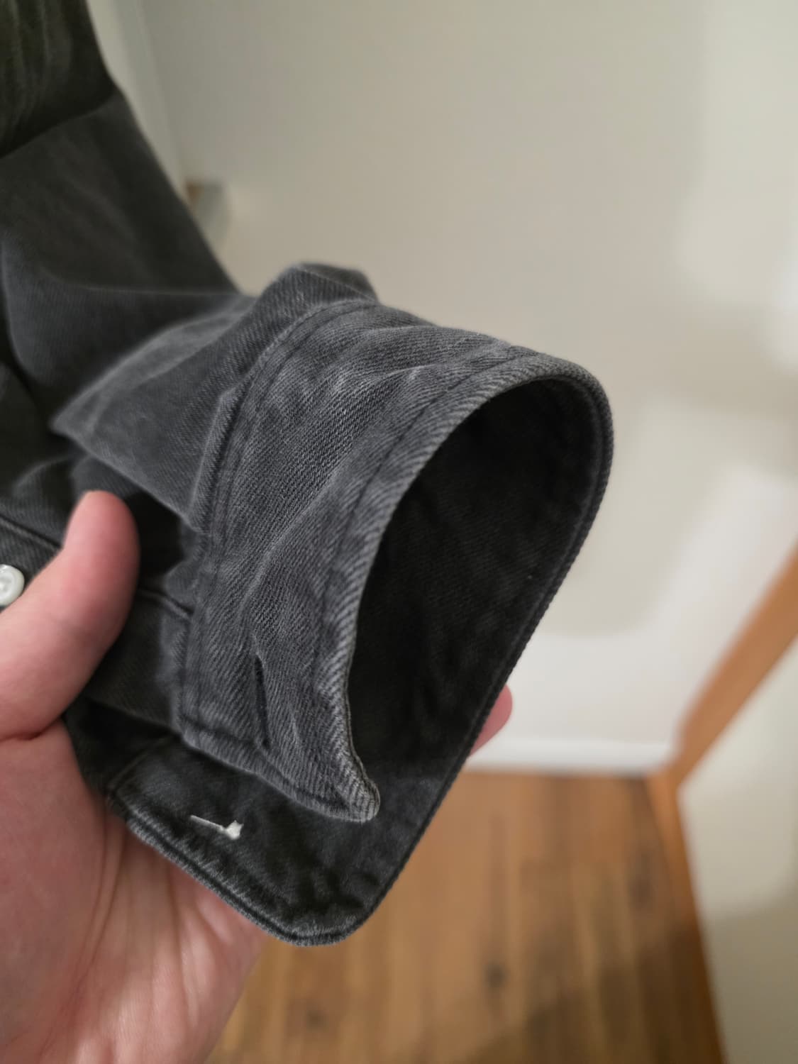 슈프림 스몰 박스 데님 셔츠 블랙 상품이미지7