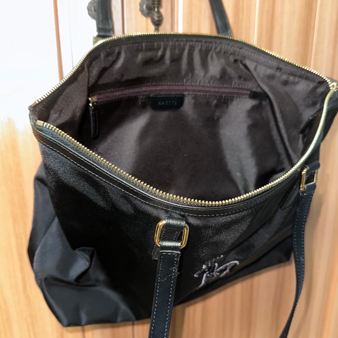 해지스 Hazzys 시그니처 강아지 숄더백 y2k 블랙 다크 긱시크 상품이미지7