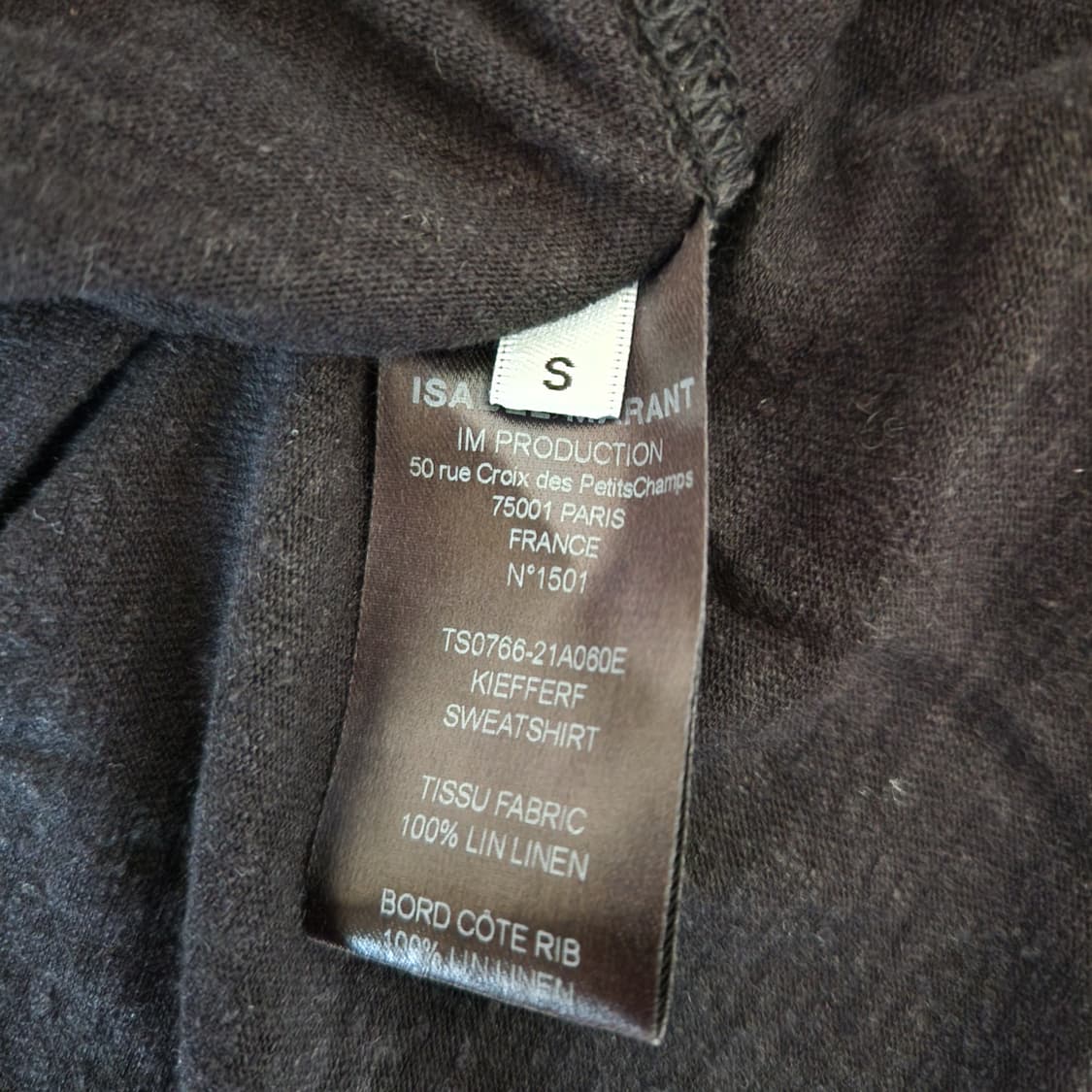 21ss이자벨마랑 에뚜왈 린넨 키퍼스 롱슬리브 (S) 상품이미지8