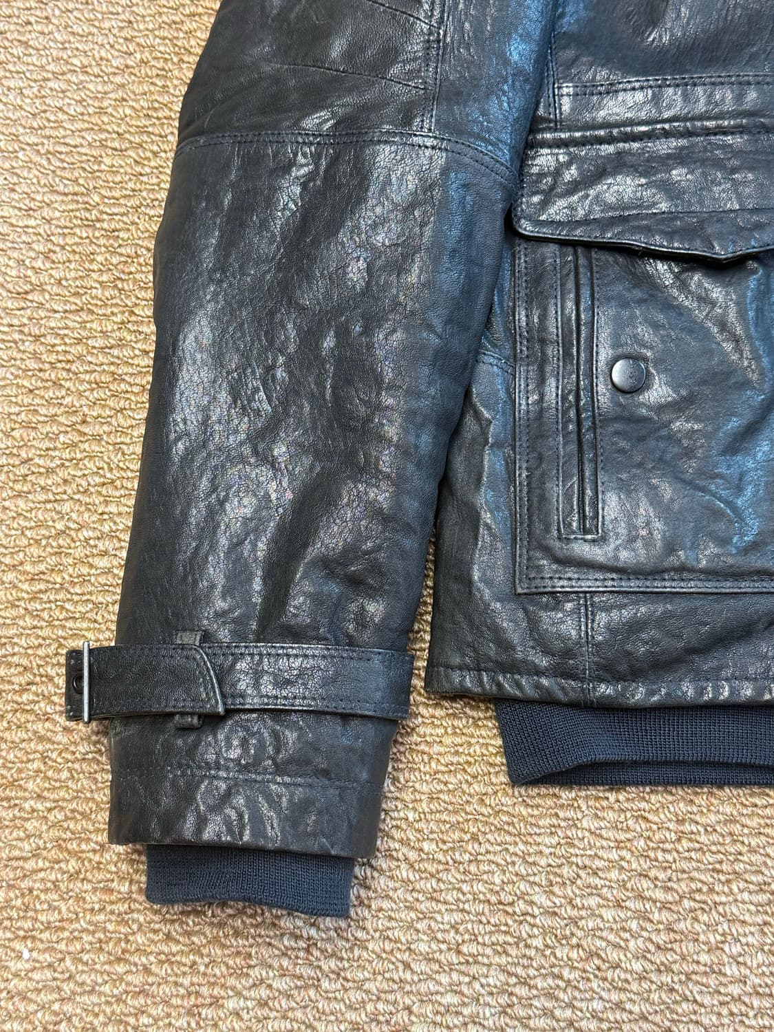 Intermezzo 레더 자켓 상품이미지3