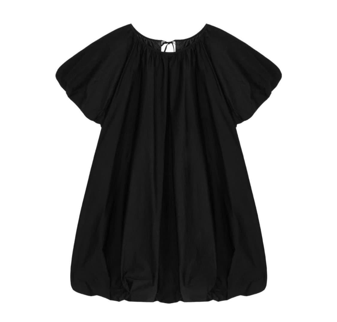 COSMOSS VOLUME MINI DRESS (Black) 상품이미지1