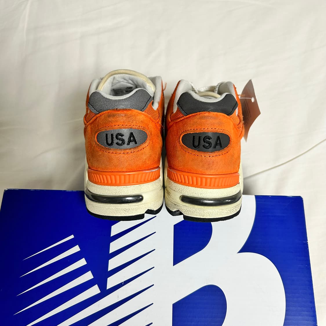 [255] 뉴발란스 990v2 마리골드 블랙 오렌지 M990AI2 상품이미지5