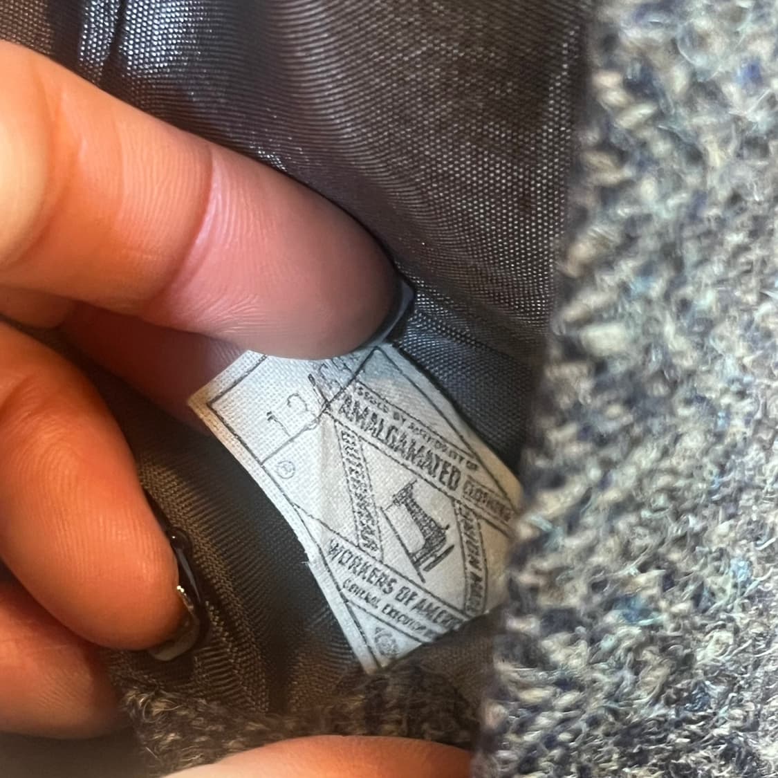 해리스트위드 블레이저 자켓 상품이미지5