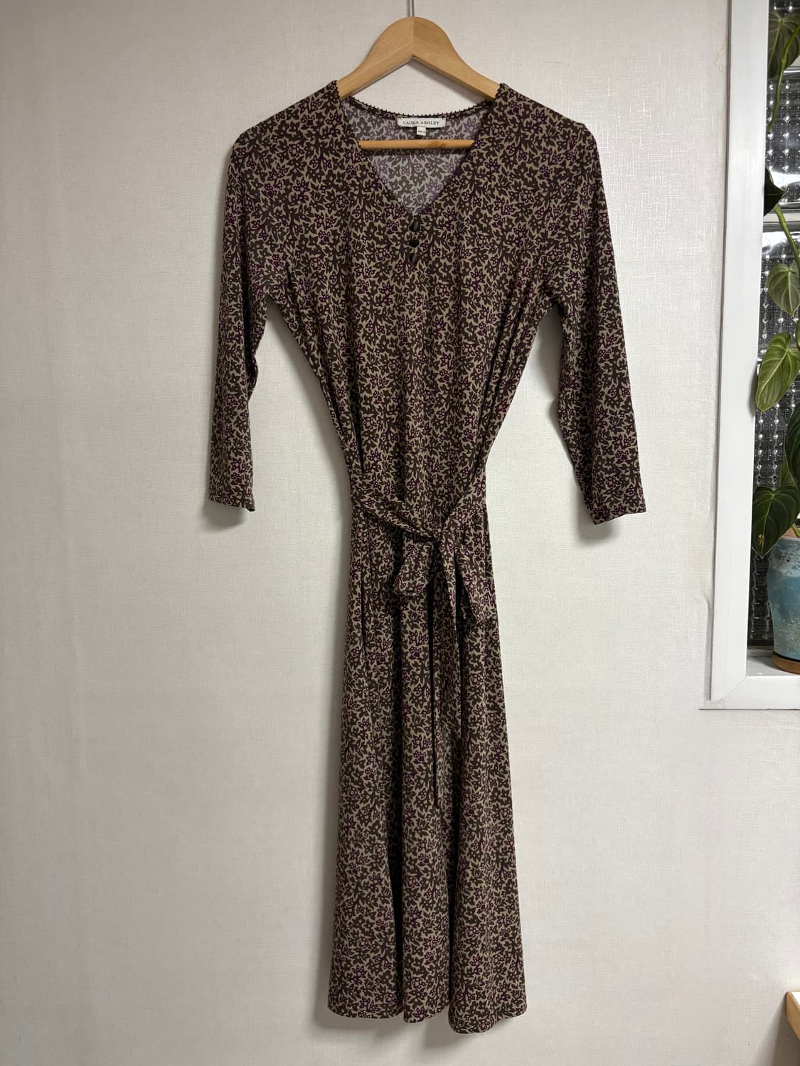 로라애슐리 플라워 롱 로브 원피스 상품이미지4