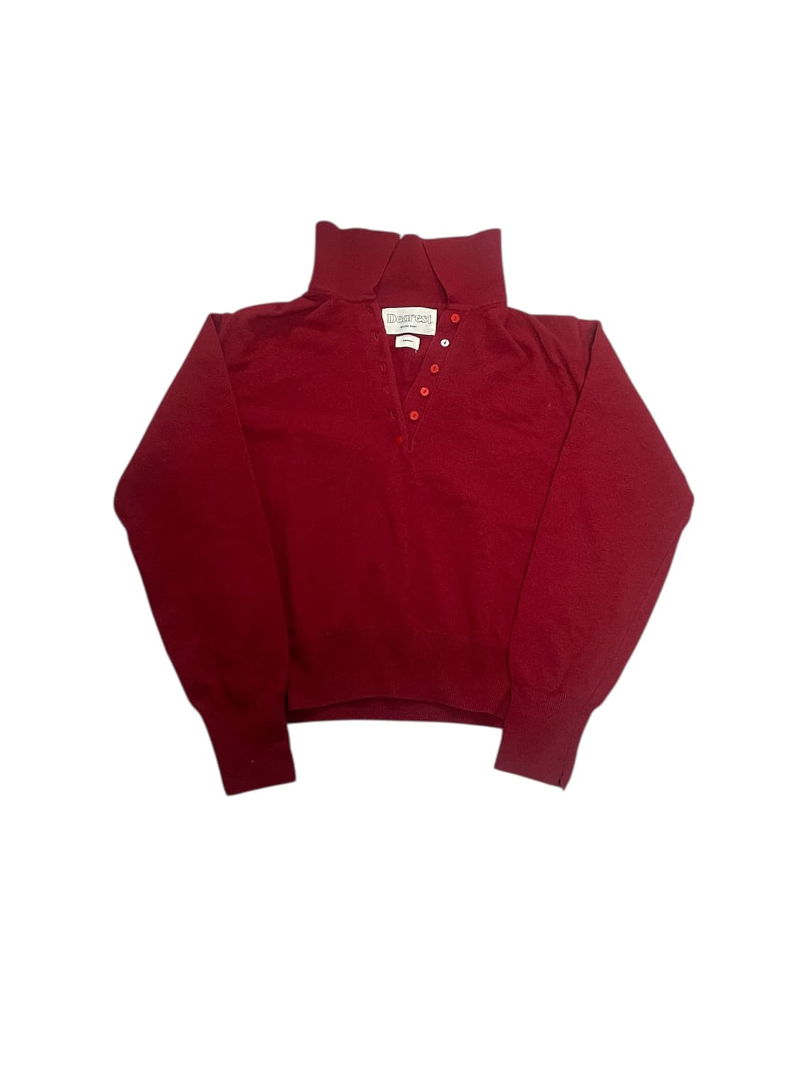 메이비베이비 디어리스트 Simone 니트 루비레드 상품이미지3