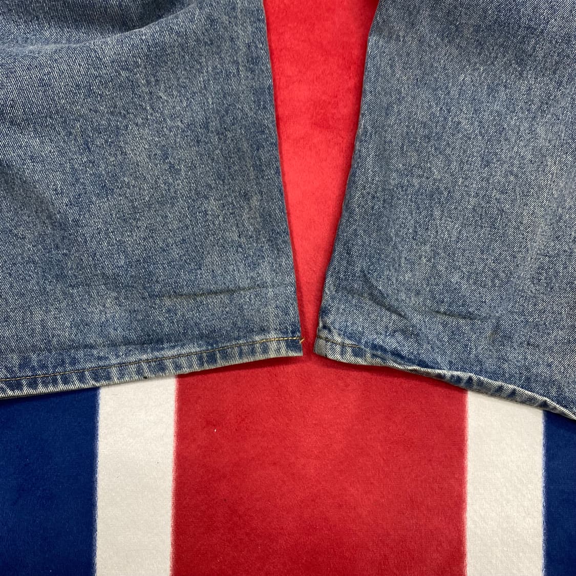 빈티지 데님 카펜터팬츠 실측34 상품이미지5