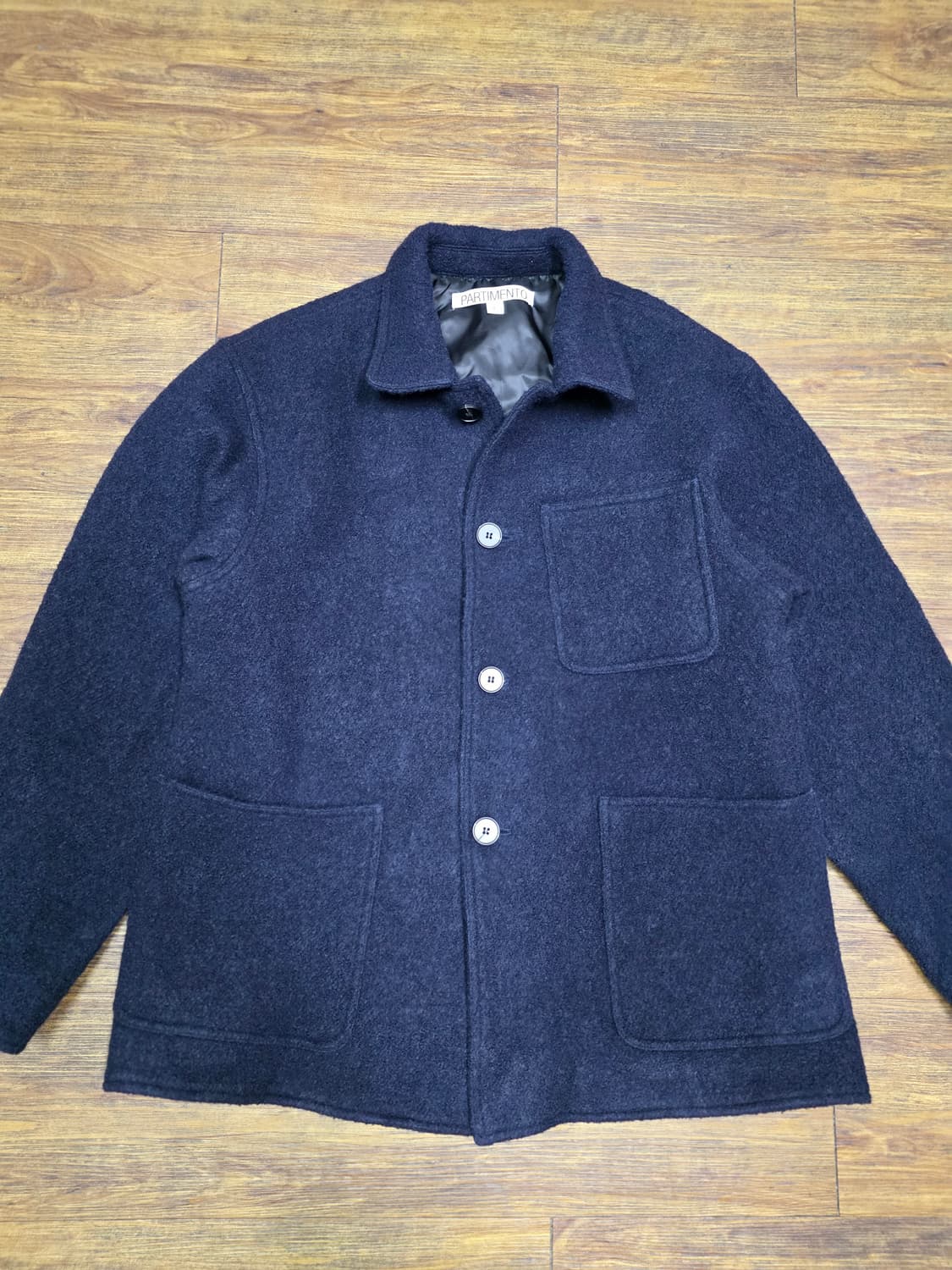 파르티멘토 컬리 울 하프코트 미사용품  상품이미지4