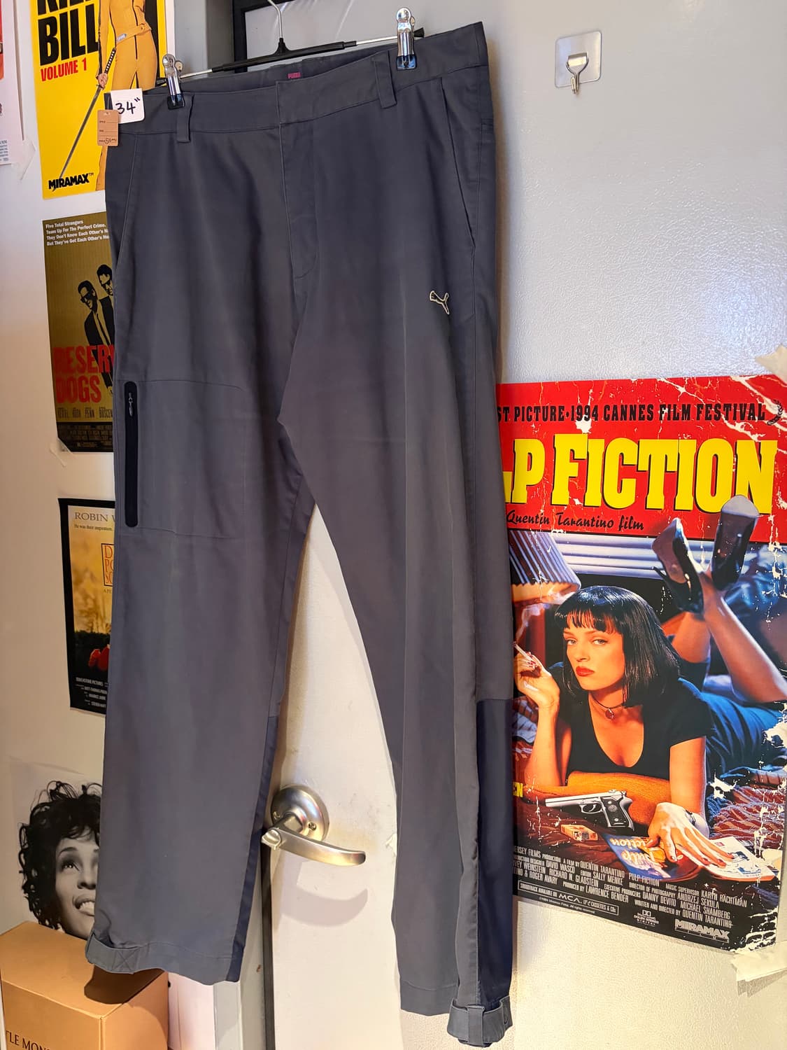 푸마 포켓지퍼 트레이닝팬츠 상품이미지1