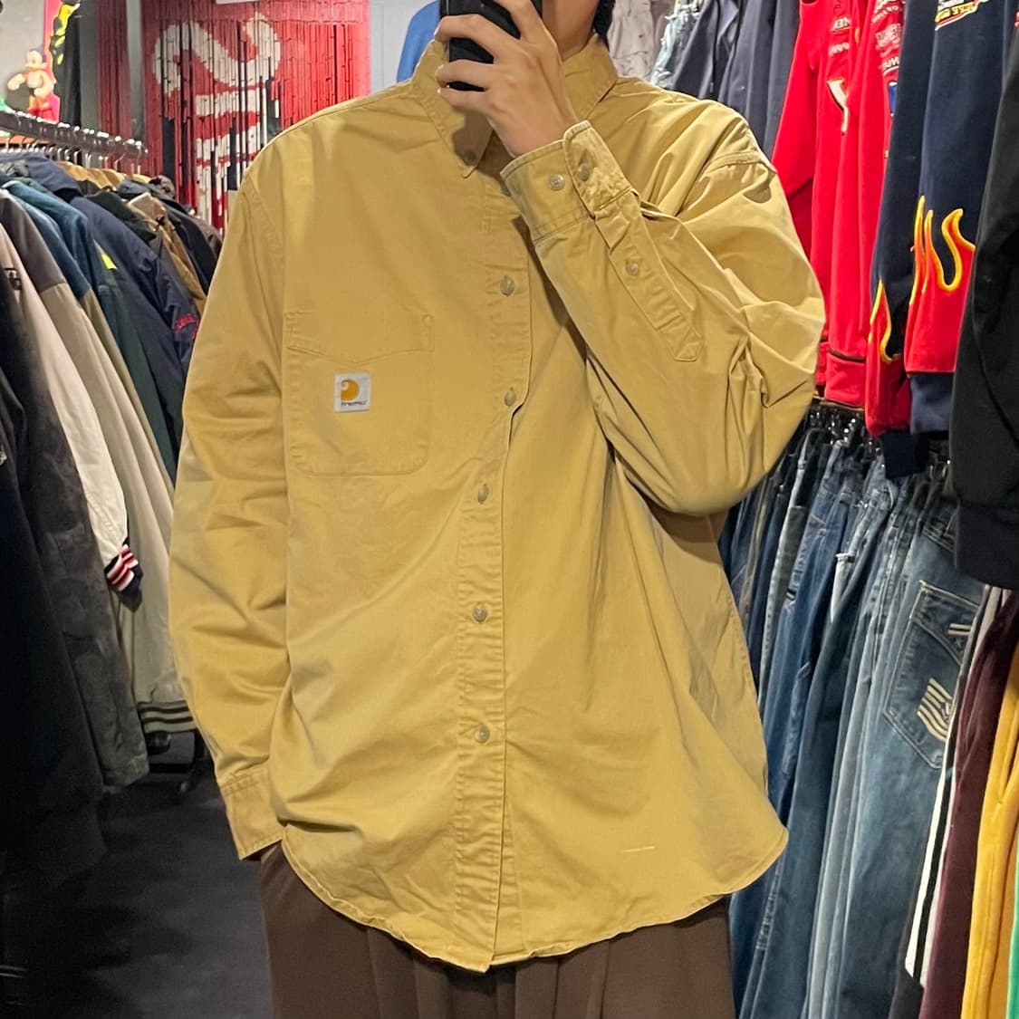 [IM] carhartt 칼하트 배이지 긴팔셔츠 상품이미지3