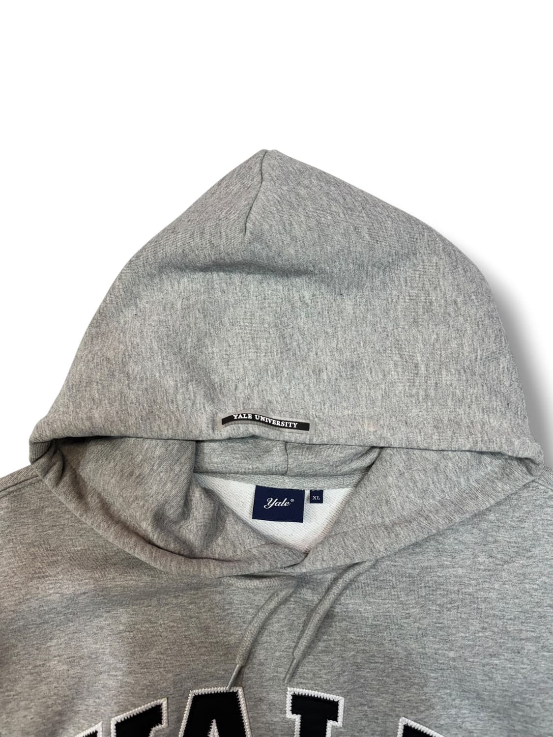 예일 YALE 대학교 그레이 후드티 (XL)  상품이미지5