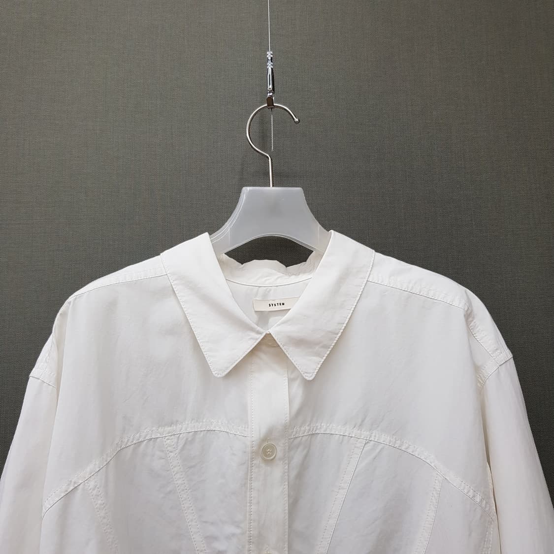 한섬 시스템 2020 화이트 셔츠 블라우스 S사이즈 상품이미지2