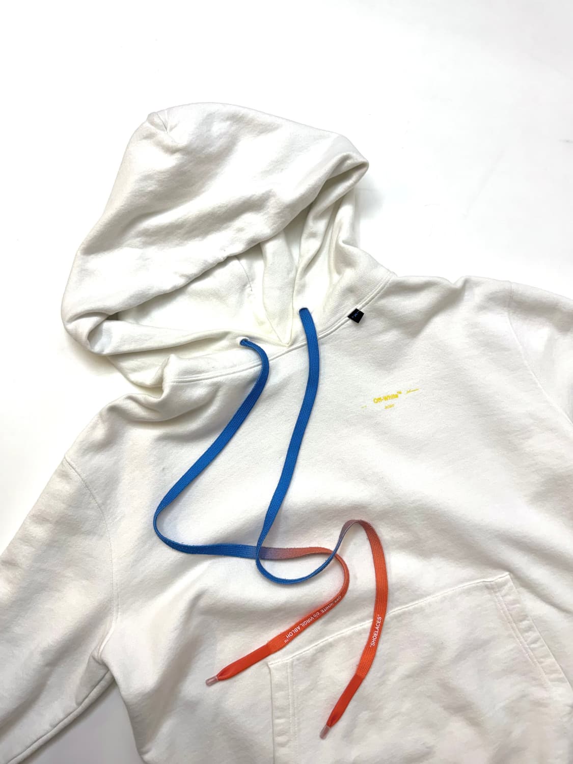 Off-white 오프화이트 아크릴 애로우 화이트 후드티 상품이미지1