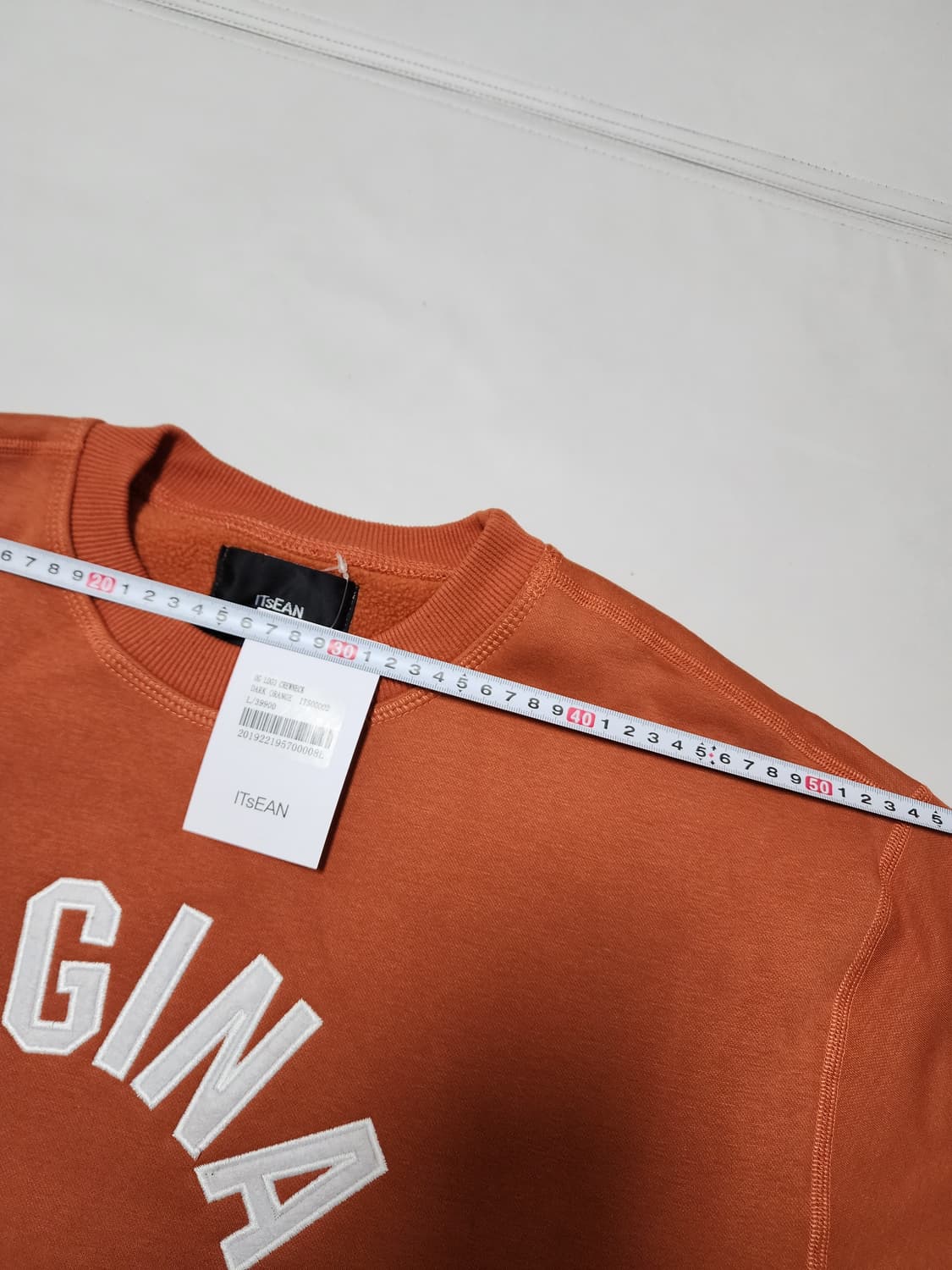 잇츠션양털기모맨투맨티셔츠다크오렌지 상품이미지8