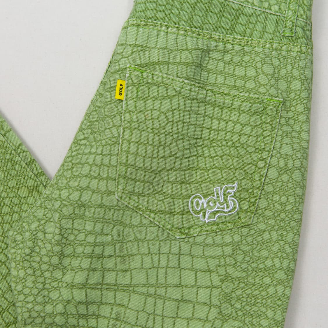 18FW 골프왕 앨리게이터 데님 팬츠 상품이미지2