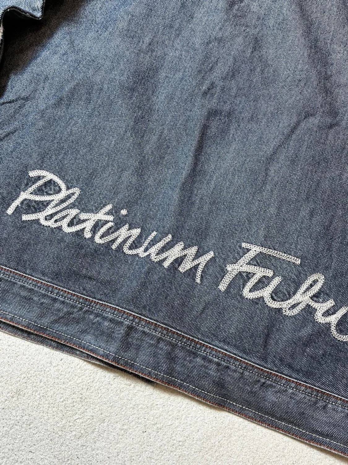 푸부 90's 플레티넘 자수 오버 트러커 자켓 PN7724 상품이미지8