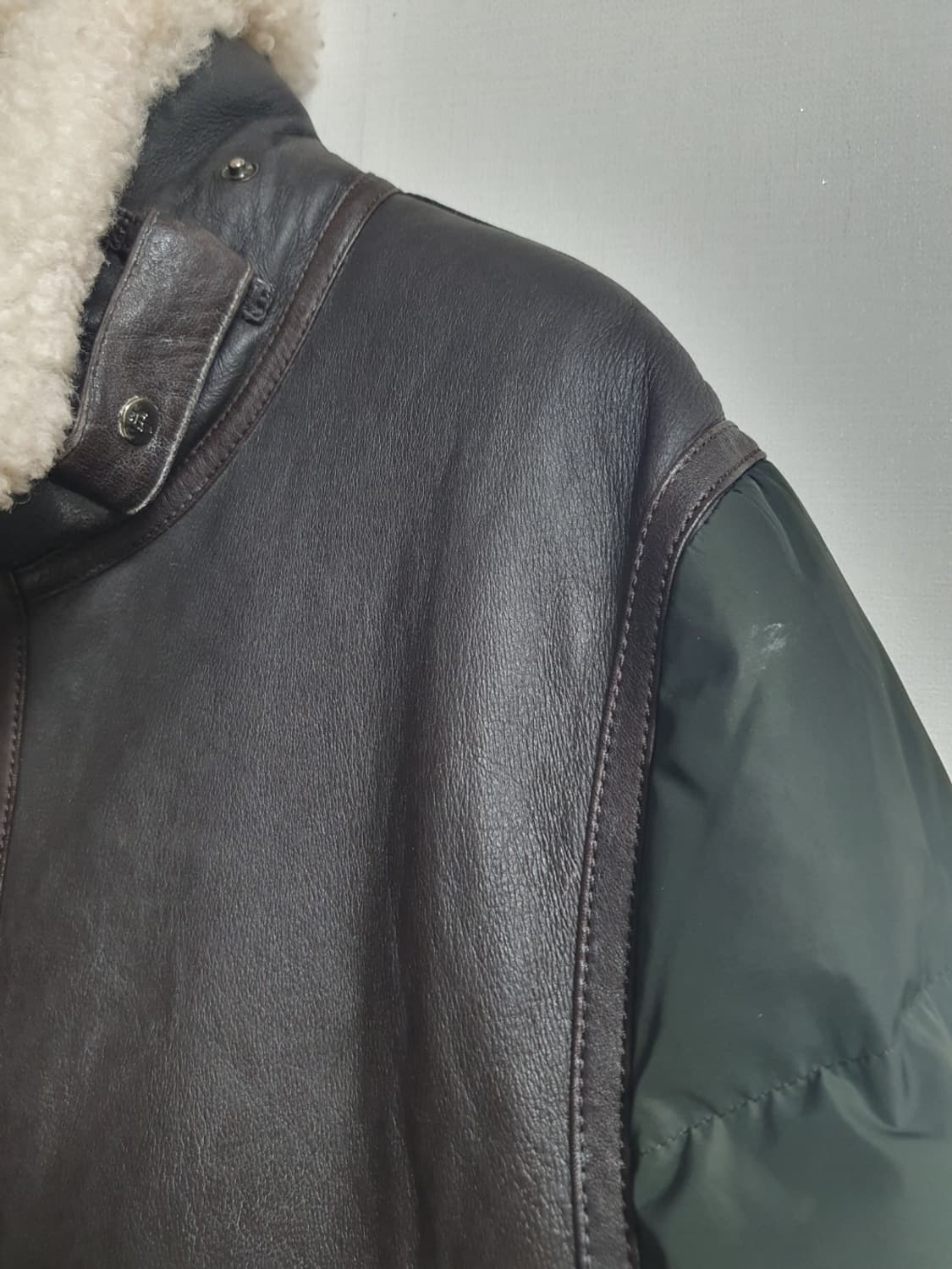 택포가 까스텔바작 양가죽 구스다운 패딩 105   상품이미지6