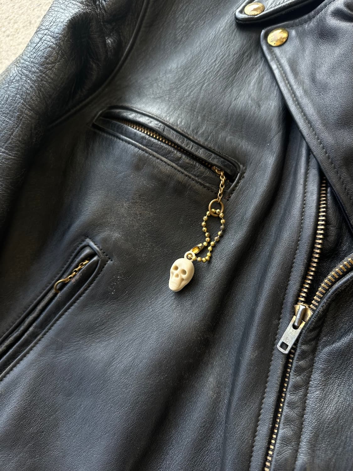 50s California Horse Hide Leather Jacket 상품이미지6