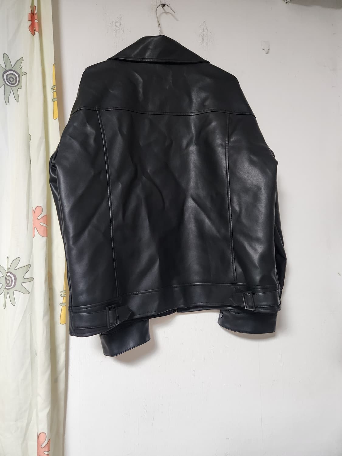 oddoz 남성 블랙 레더 자켓 L 상품이미지2