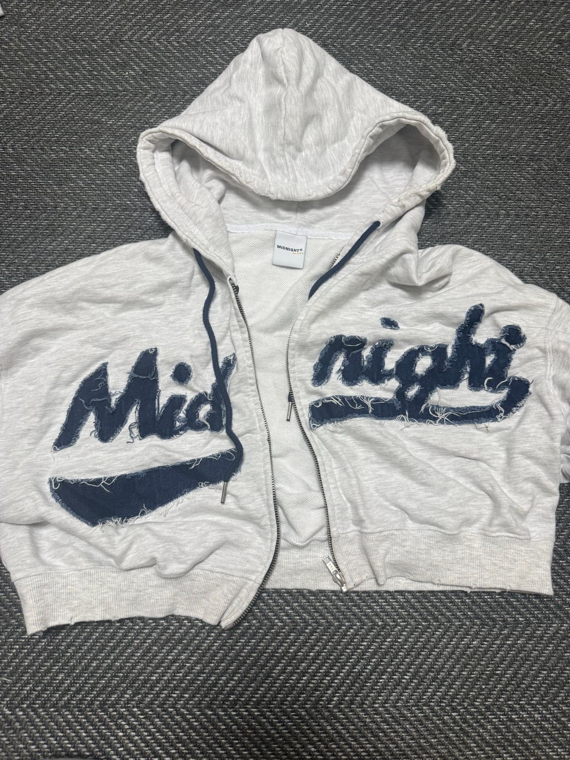 미드나잇무브 데미지 후드집업 상품이미지4