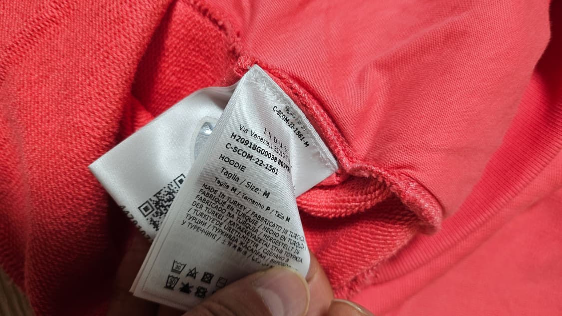 몽클레어 핑크 오리 후드티 오버핏M 상품이미지7