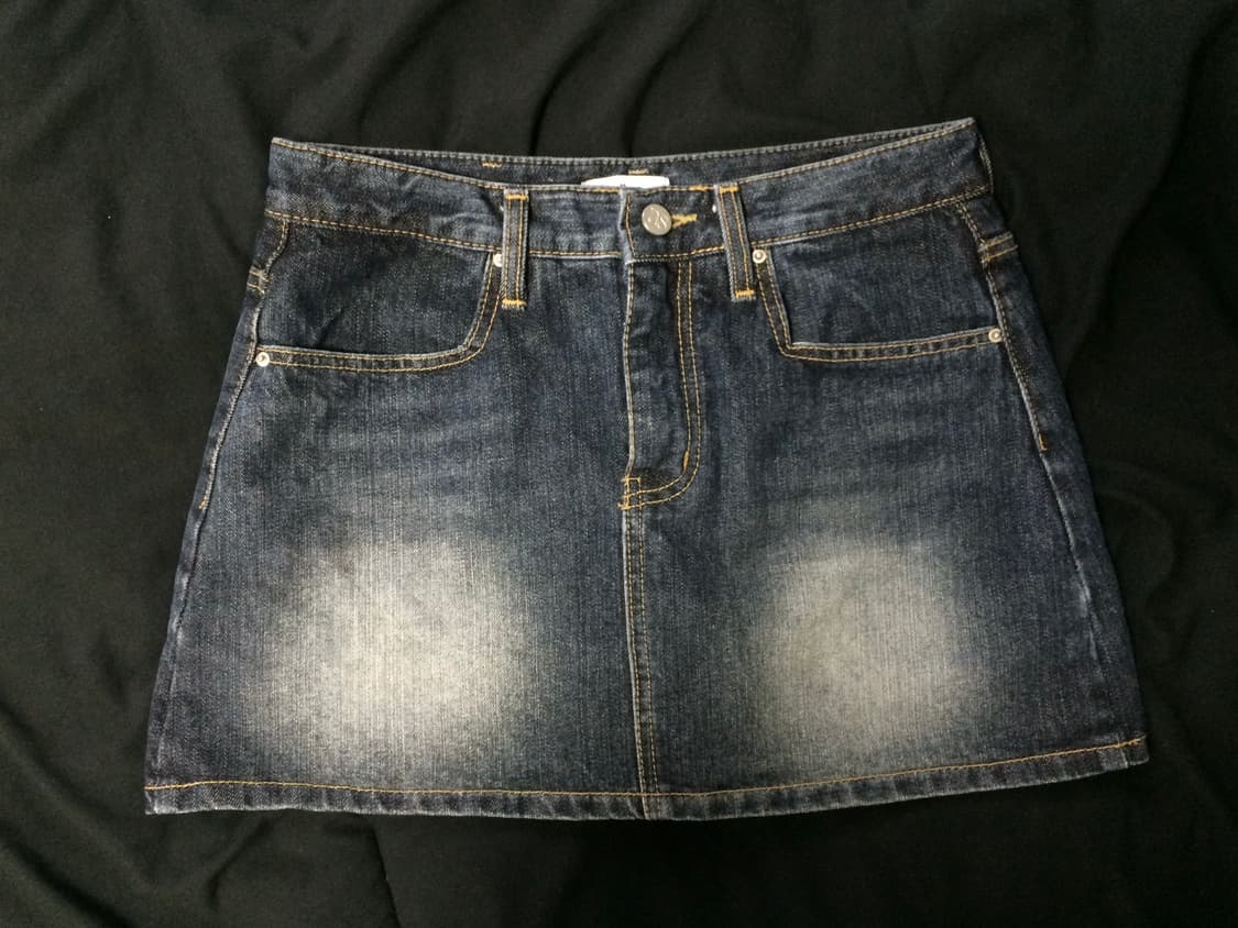 애즈온 비버리 데님 스커트  상품이미지2