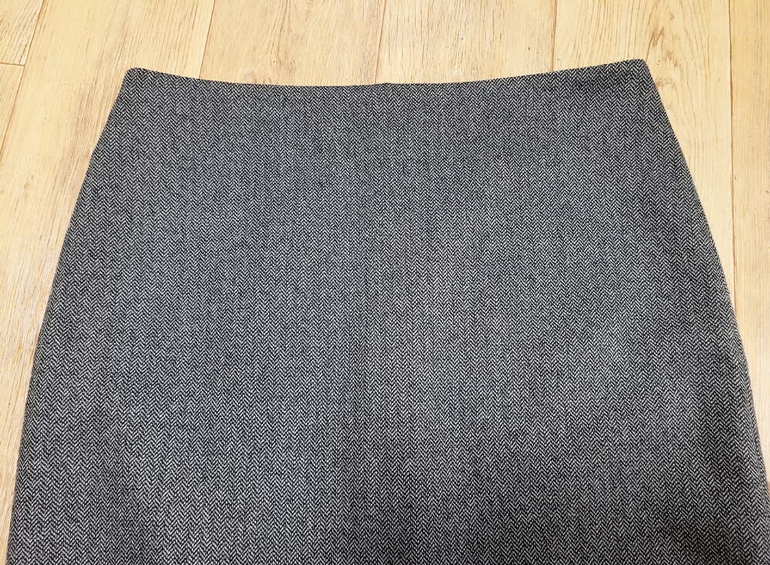 자라(ZARA) 헤링본 울스커트 66 새상품 상품이미지3