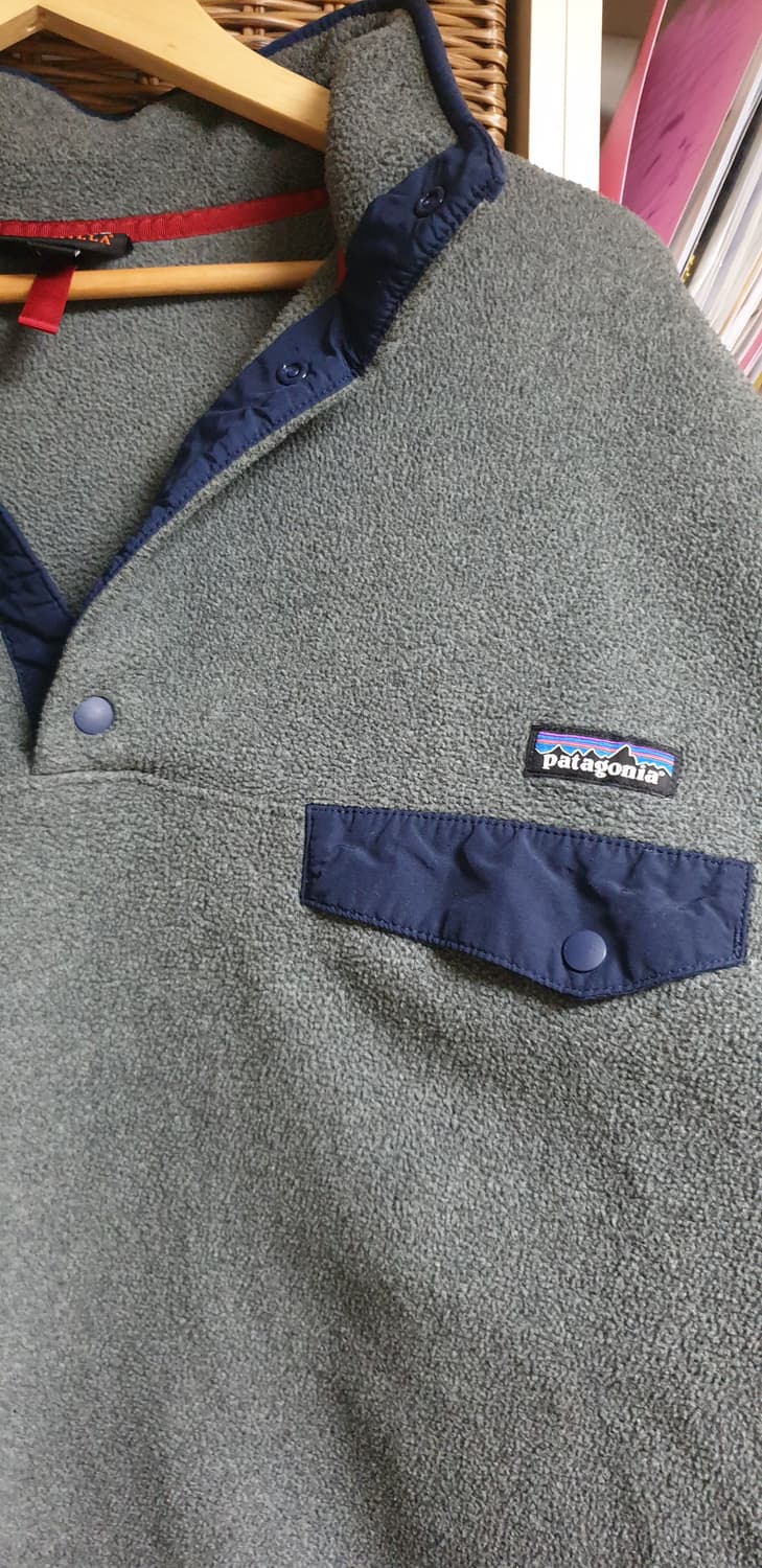 파타고니아 라이트웨이트 신칠라 플리스 풀오버 니켈 XL사이즈 상품이미지3
