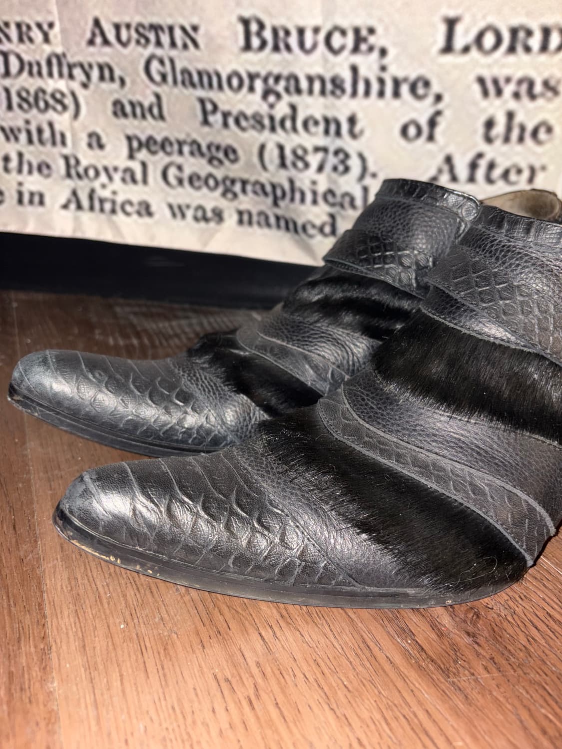 Tornado mart calf hair leather boots 상품이미지3