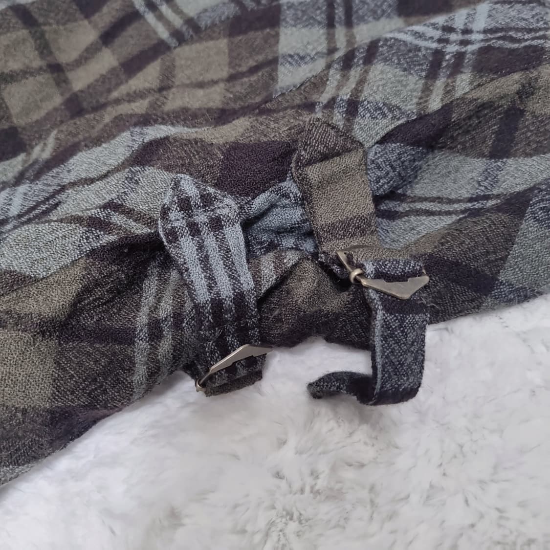 일브 빈티지 브랜드 CUFF 체크 나시 원피스 상품이미지2