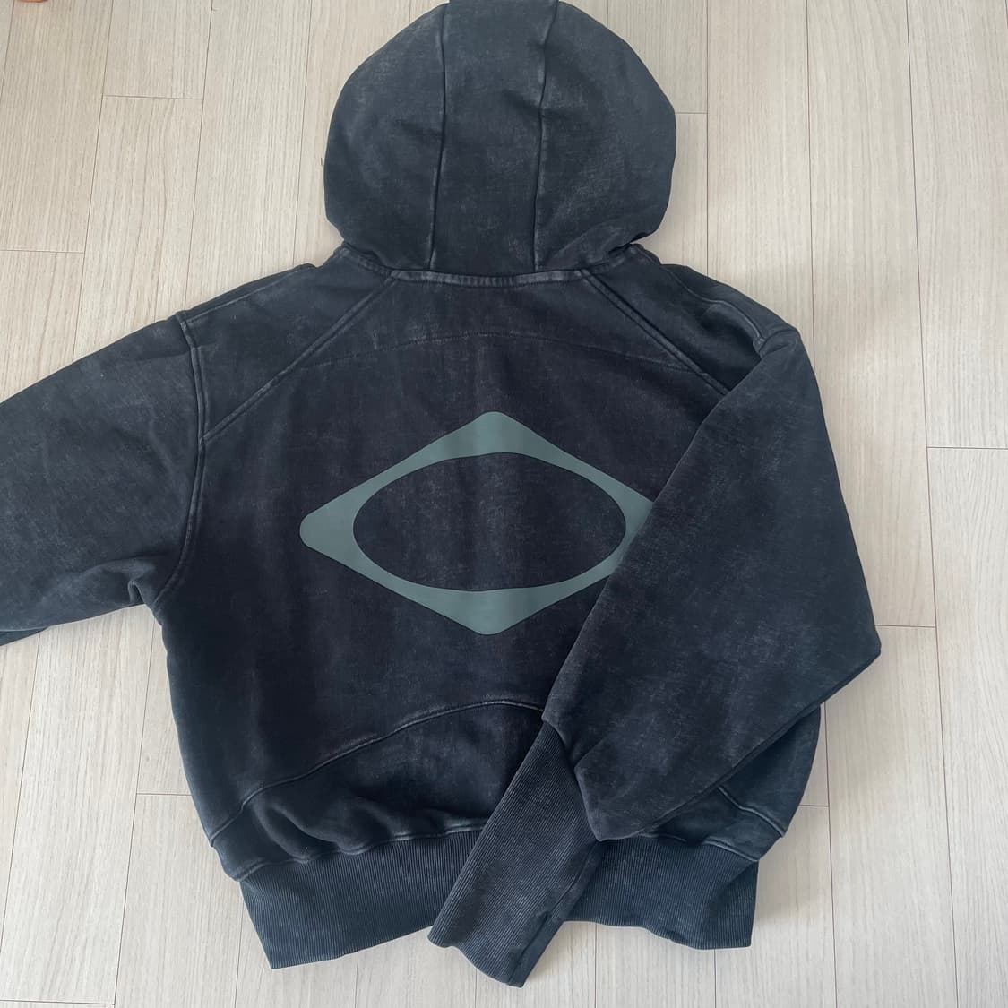 미스치프 빅포켓 후드 워시드 블랙 M 상품이미지3