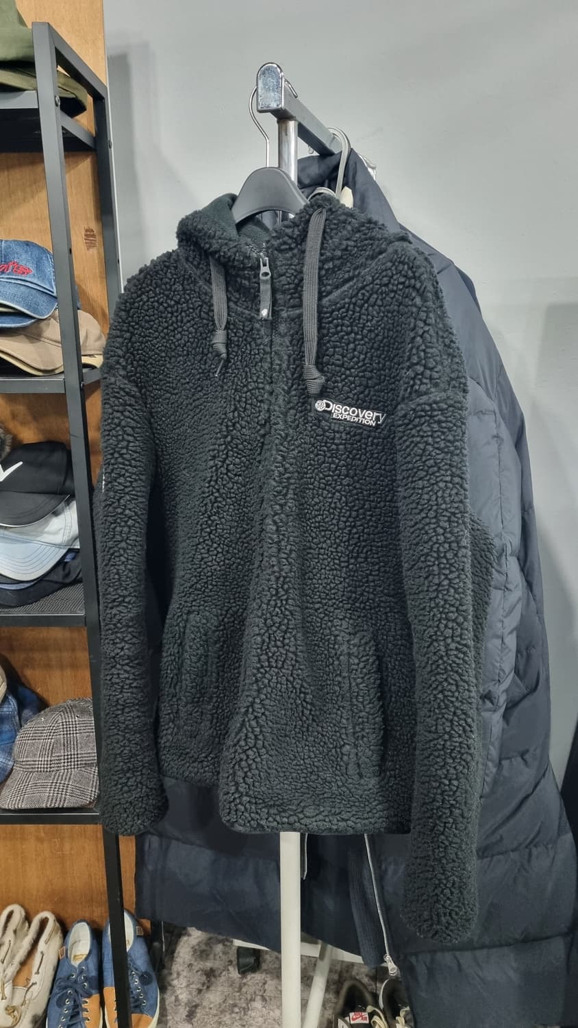 디스커버리 후리스 후드집업 L(가슴단면55) 사용감10/7 상품이미지1
