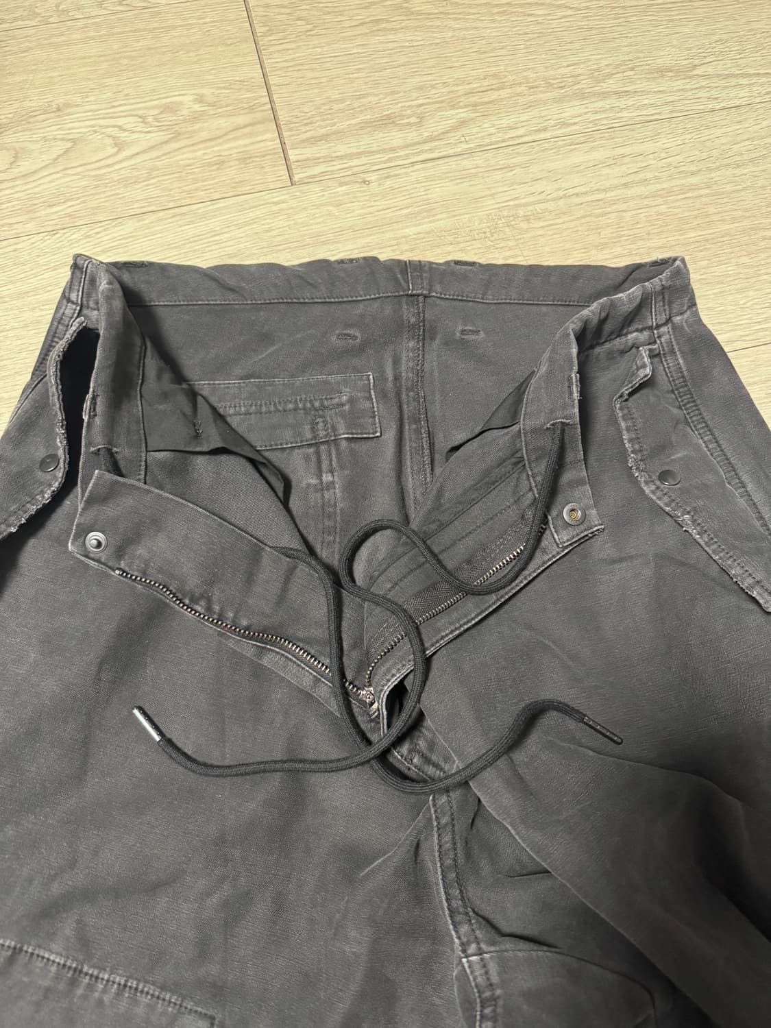 Snow Jeans Over Dyed Camo 차콜 상품이미지3