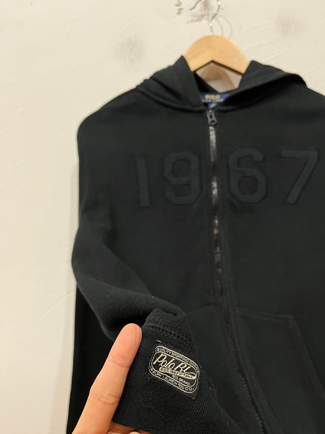 폴로랄프로렌 1967 후드집업 블랙 우먼즈 상품이미지2