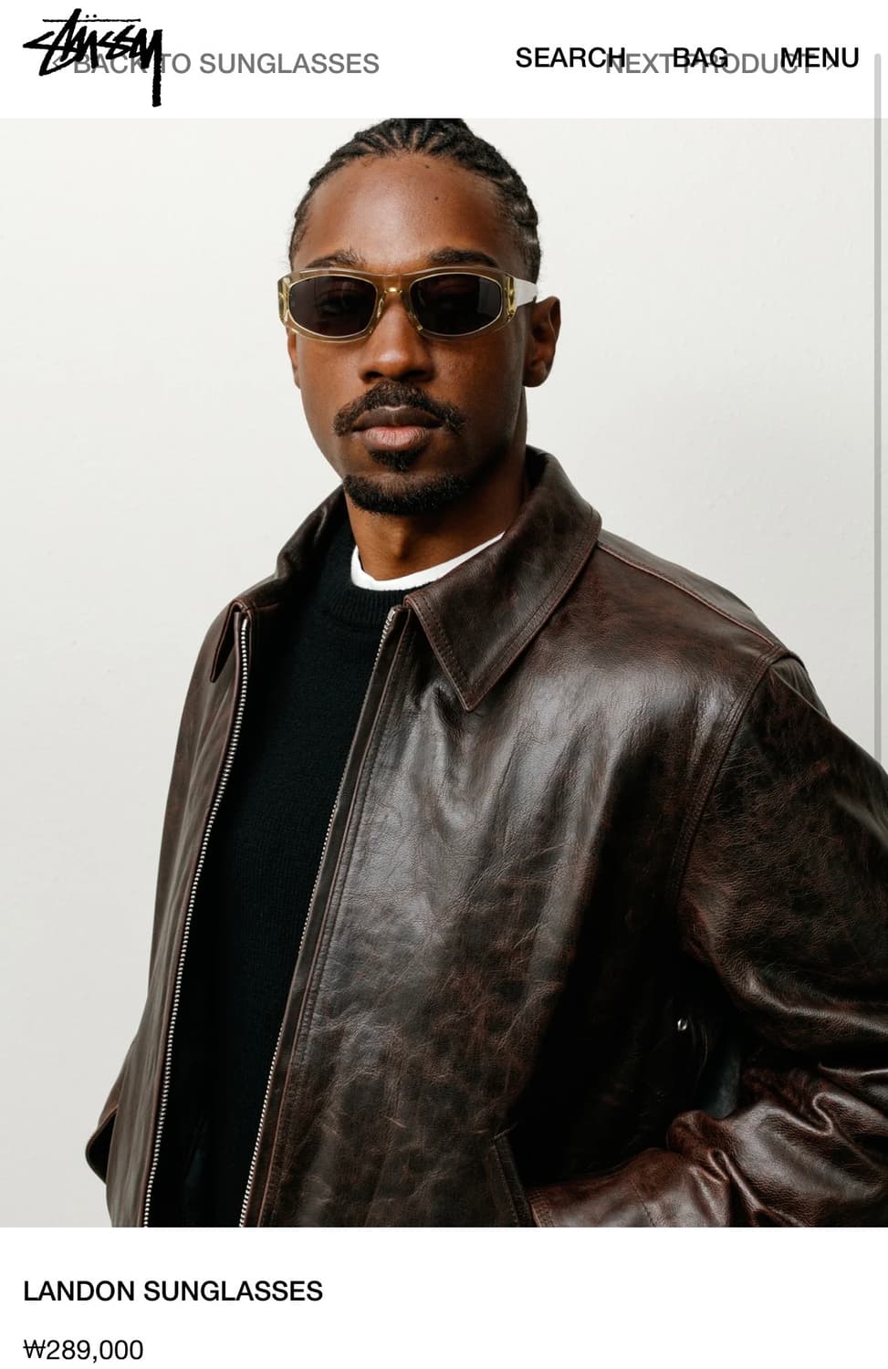 Stussy landon sunglasses 스투시 랜던 선글라스 상품이미지4