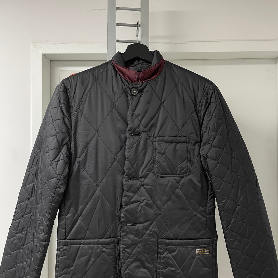 폴로 랄프로렌 블랙 퀄팅 블레이저 M(W) 상품이미지2